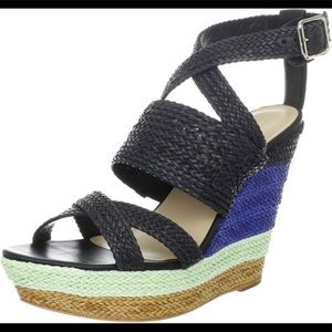 𝅺LOEFFLER RANDALL Women's Lake WV Wedge Sandal sz8